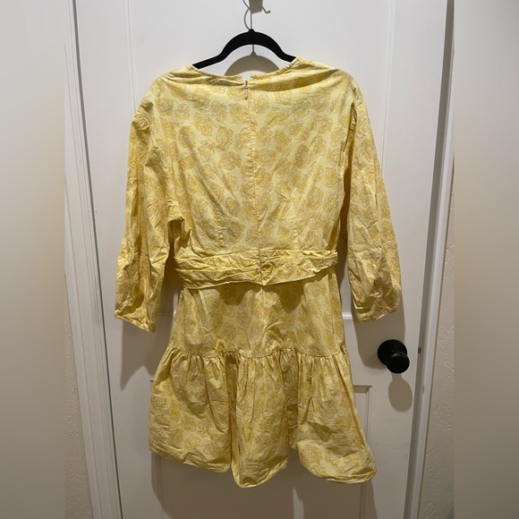 Derek Lam floral tie front mini - Picture 2 of 4